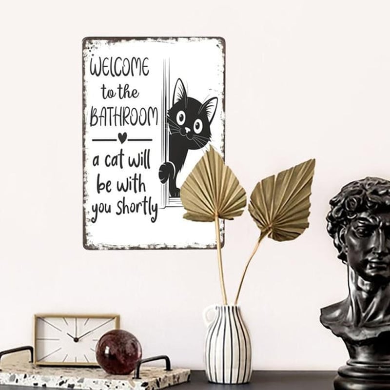 🐾 Vintage Black & White Cat & Dog Wall Art – Charming, Durable & Perfect Gift! 🖤🐕🐈