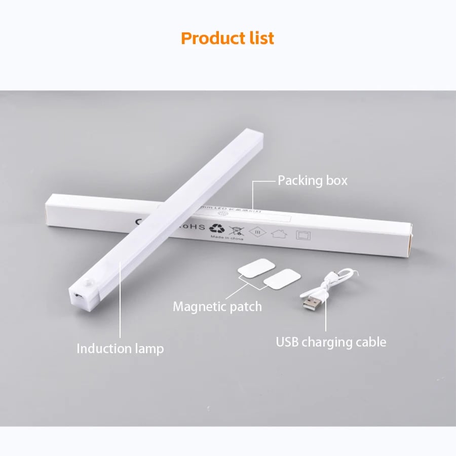 💡💡 Punch-free Smart Sensor Magnetic Rechargeable LED Lights