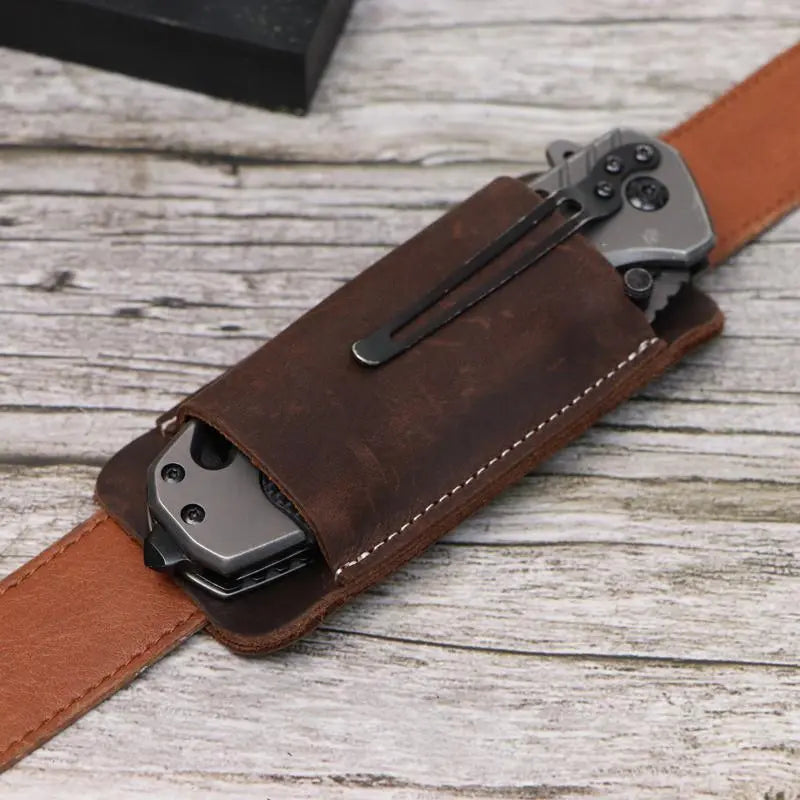 š„The Ultimate Gift for MenšLeather Knife Sheath for Belt