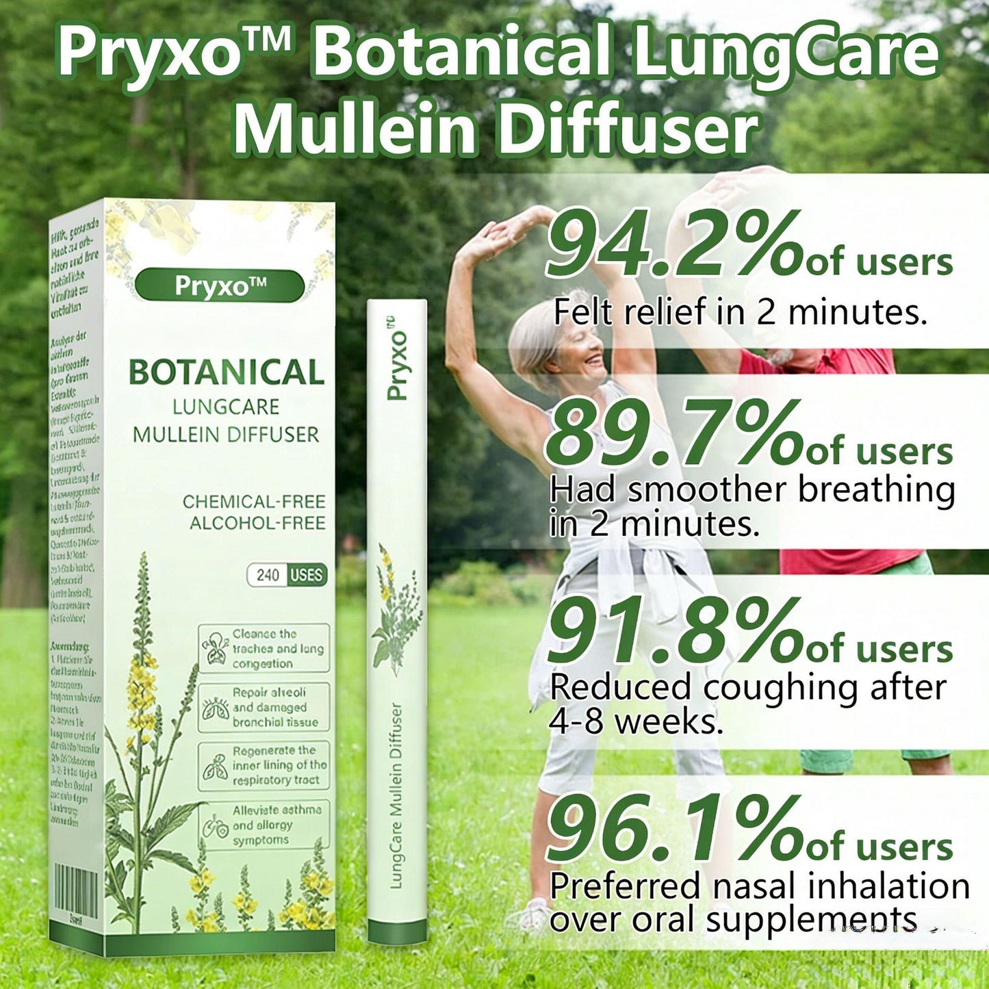 Pryxo™ Botanical LungCare Mullein Diffuser