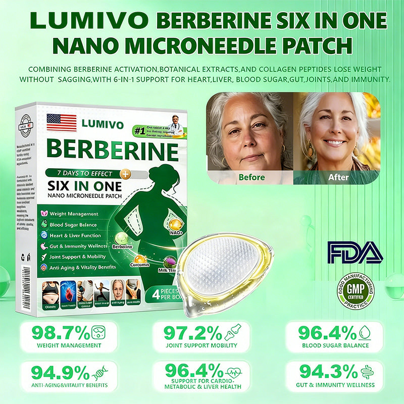 𝐔𝐒𝐀 𝐃𝐨𝐜𝐭𝐨𝐫 𝐑𝐞𝐜𝐨𝐦𝐦𝐞𝐧𝐝𝐞𝐝🌟| LUMIVO® 𝑩𝒆𝒓𝑏𝘦𝘳𝑖𝗇𝒆 𝟔-𝗶𝙣-𝟏 𝑁𝑎𝑛𝑜 𝘔𝘪𝘤𝘳𝘰𝘯𝘦𝘦𝘥𝘭𝘦 𝖯𝚊𝗍𝖼𝗁 |✅𝘉𝘢𝘤𝘬𝘦𝘥 𝘣𝘺 𝘴𝘤𝘪𝘦𝘯𝘤𝘦 | 𝟨-𝗂𝗇-𝟣 𝖿𝗈𝗋𝗆𝗎𝗅𝖺 | 𝑅𝑒𝑠𝑢𝑙𝑡𝑠 𝑖𝑛 7 𝑑𝑎𝑦𝑠 🏅
