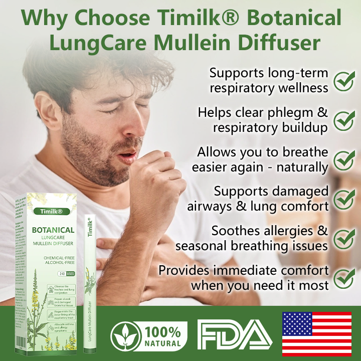 Timilk® Botanical LungCare Mullein Diffuser🌿✨