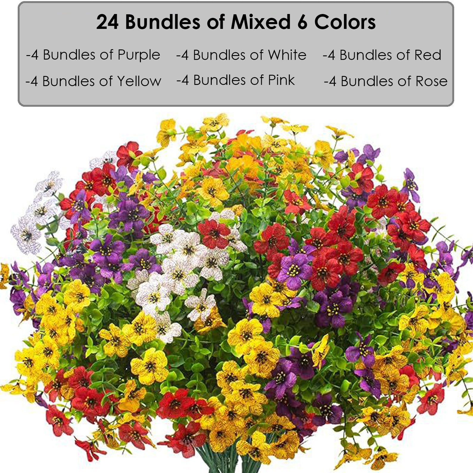 ✨18 Bundles of Mixed 6 Colors
