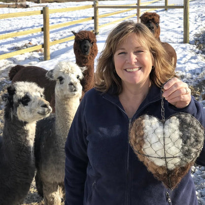 🔥LAST DAY 49% OFF - 🕊️🏡Handmade Natural Alpaca Fiber Bird Nesting Heart❤️A Cozy Gift for Birds