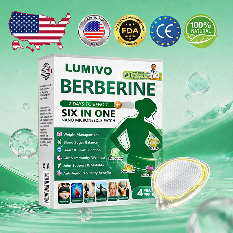 𝐔𝐒𝐀 𝐃𝐨𝐜𝐭𝐨𝐫 𝐑𝐞𝐜𝐨𝐦𝐦𝐞𝐧𝐝𝐞𝐝🌟| LUMIVO® 𝑩𝒆𝒓𝑏𝘦𝘳𝑖𝗇𝒆 𝟔-𝗶𝙣-𝟏 𝑁𝑎𝑛𝑜 𝘔𝘪𝘤𝘳𝘰𝘯𝘦𝘦𝘥𝘭𝘦 𝖯𝚊𝗍𝖼𝗁 |✅𝘉𝘢𝘤𝘬𝘦𝘥 𝘣𝘺 𝘴𝘤𝘪𝘦𝘯𝘤𝘦 | 𝟨-𝗂𝗇-𝟣 𝖿𝗈𝗋𝗆𝗎𝗅𝖺 | 𝑅𝑒𝑠𝑢𝑙𝑡𝑠 𝑖𝑛 7 𝑑𝑎𝑦𝑠 🏅
