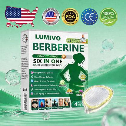 𝐔𝐒𝐀 𝐃𝐨𝐜𝐭𝐨𝐫 𝐑𝐞𝐜𝐨𝐦𝐦𝐞𝐧𝐝𝐞𝐝🌟| LUMIVO® 𝑩𝒆𝒓𝑏𝘦𝘳𝑖𝗇𝒆 𝟔-𝗶𝙣-𝟏 𝑁𝑎𝑛𝑜 𝘔𝘪𝘤𝘳𝘰𝘯𝘦𝘦𝘥𝘭𝘦 𝖯𝚊𝗍𝖼𝗁 |✅𝘉𝘢𝘤𝘬𝘦𝘥 𝘣𝘺 𝘴𝘤𝘪𝘦𝘯𝘤𝘦 | 𝟨-𝗂𝗇-𝟣 𝖿𝗈𝗋𝗆𝗎𝗅𝖺 | 𝑅𝑒𝑠𝑢𝑙𝑡𝑠 𝑖𝑛 7 𝑑𝑎𝑦𝑠 🏅