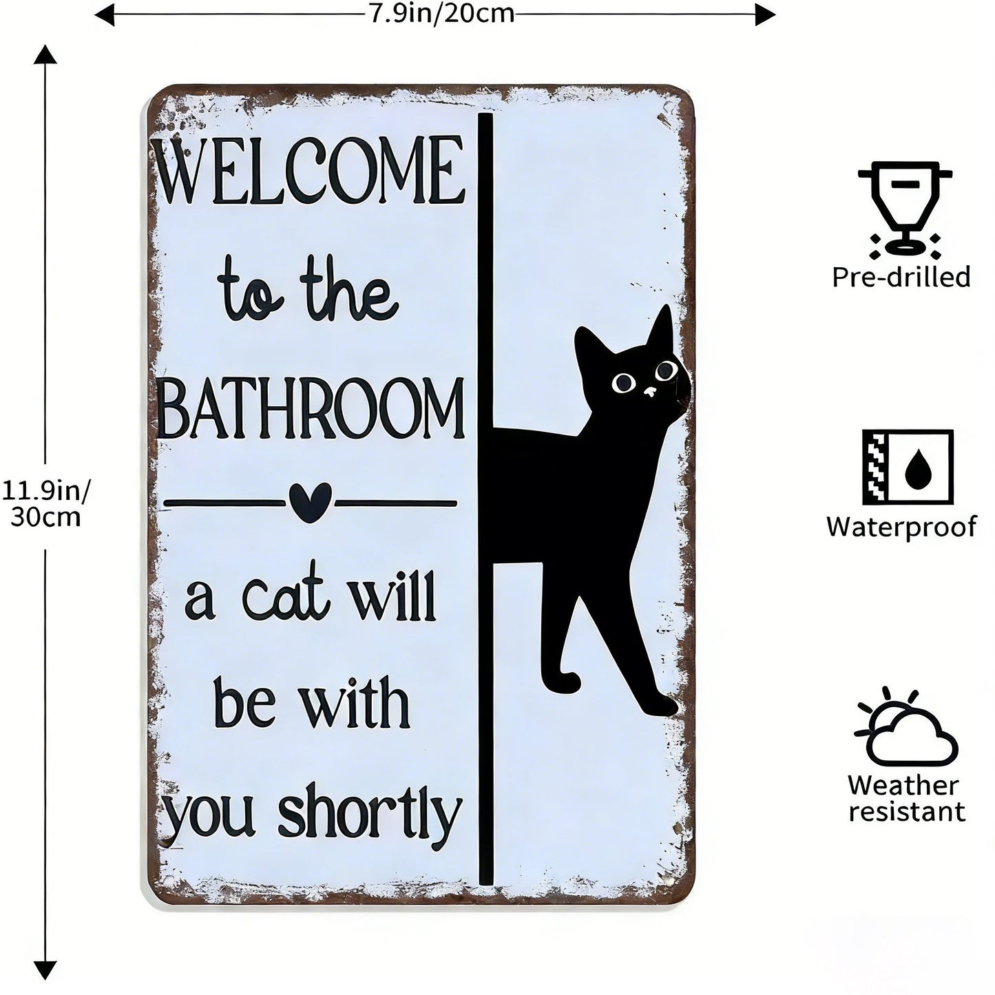 🐾 Vintage Black & White Cat & Dog Wall Art – Charming, Durable & Perfect Gift! 🖤🐕🐈