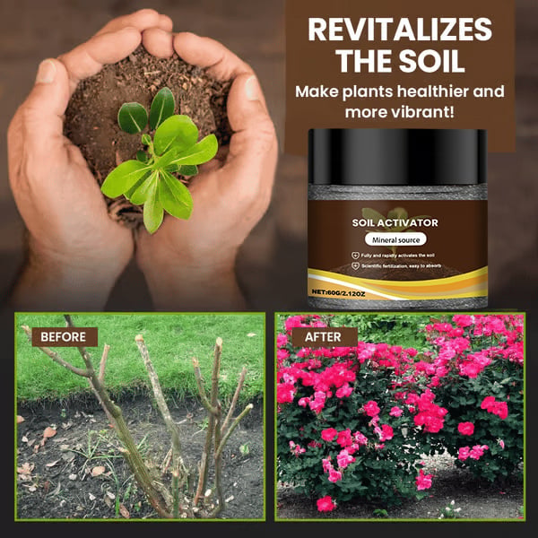 🏆75K+ Sold | Soil Pro Activator 🌱 Revive Your Soil, Boost Plant Growth Naturally