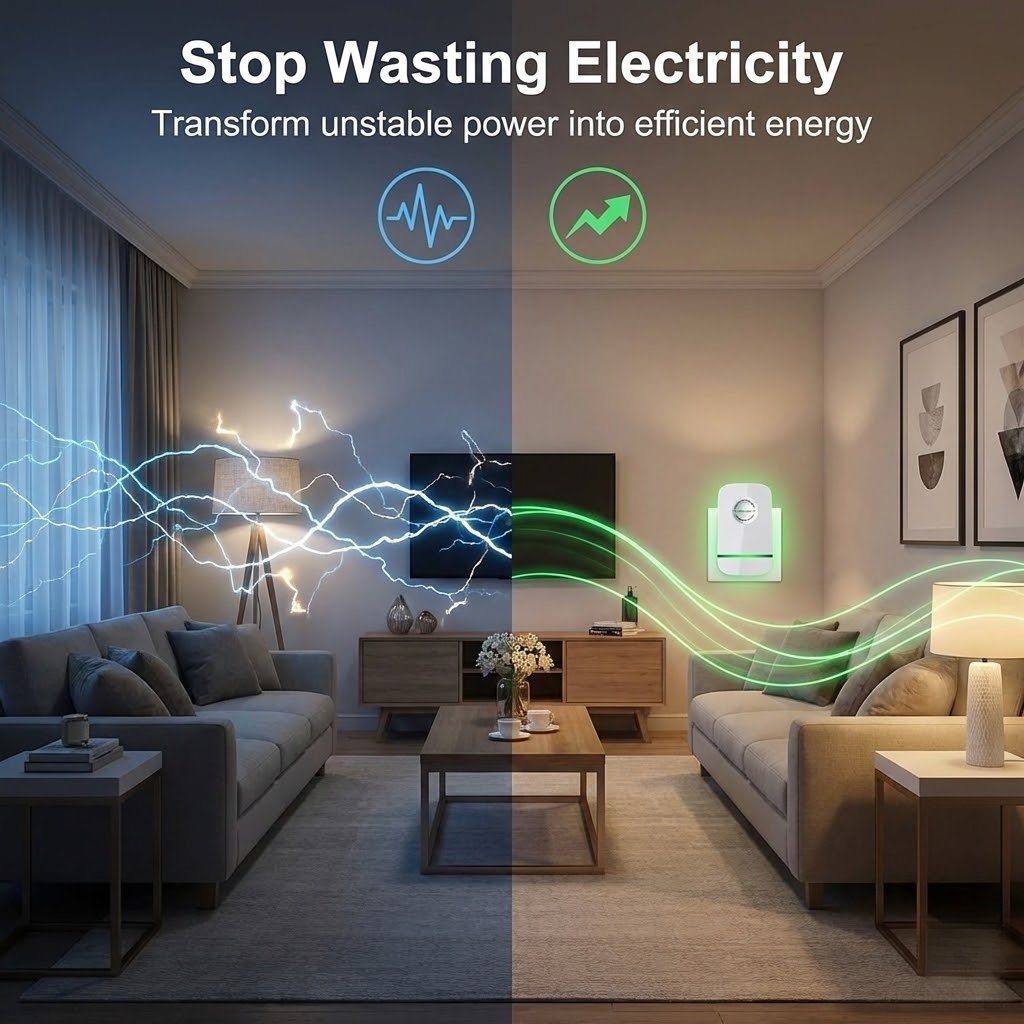 ⚡Smart Energy Saving Device - Power Stabilizer for Home & Office