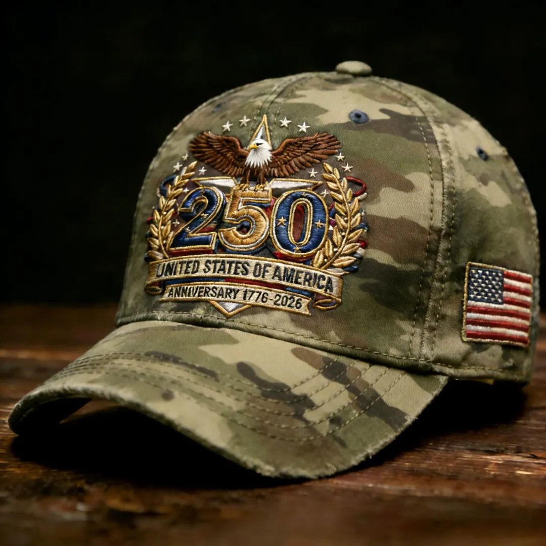 250th Anniversary of the United States Embroidered Cap