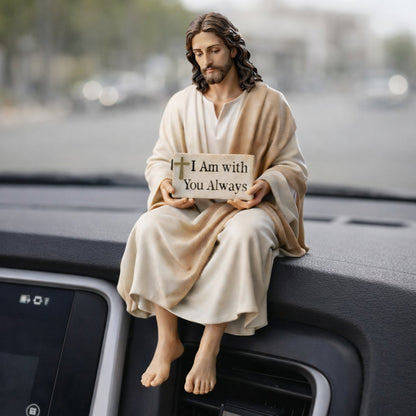 🔥Hot Sale 49% OFF -✨Handcrafted Jesus Figurine🙏Serene Desk Companion✝️