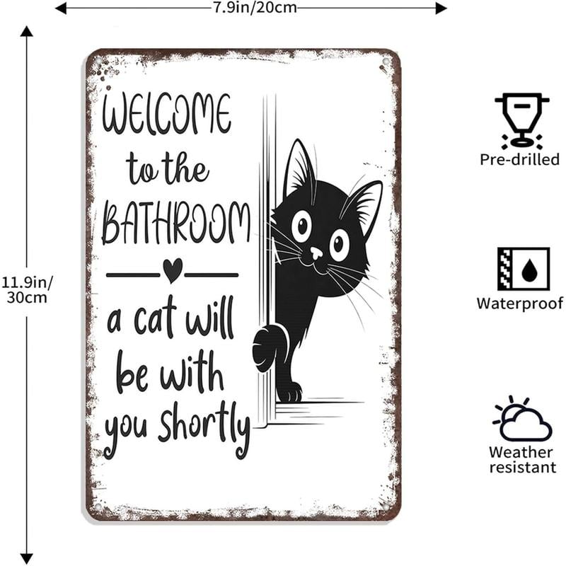 🐾 Vintage Black & White Cat & Dog Wall Art – Charming, Durable & Perfect Gift! 🖤🐕🐈
