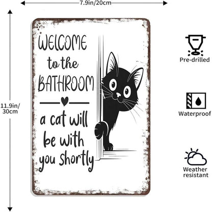 🐾 Vintage Black & White Cat & Dog Wall Art – Charming, Durable & Perfect Gift! 🖤🐕🐈