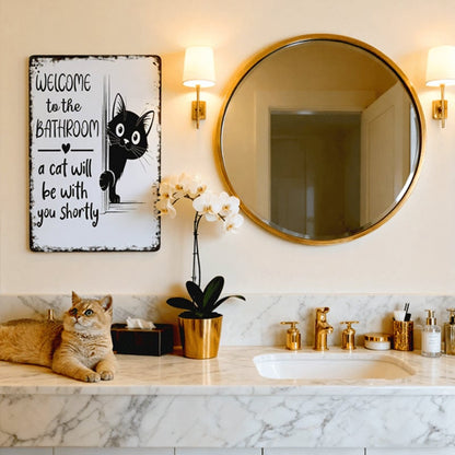 🐾 Vintage Black & White Cat & Dog Wall Art – Charming, Durable & Perfect Gift! 🖤🐕🐈
