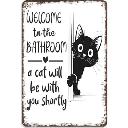 🐾 Vintage Black & White Cat & Dog Wall Art – Charming, Durable & Perfect Gift! 🖤🐕🐈