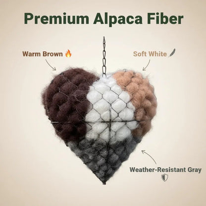 🔥LAST DAY 60% OFF - ☁ Handmade Alpaca Fiber Bird Nesting Heart 🏡 Buy 2 Free Shipping 💕