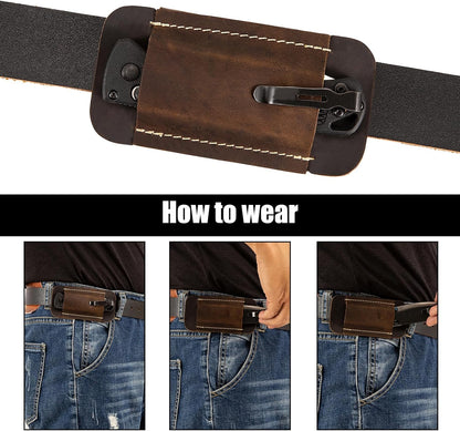 🔥The Ultimate Gift for Men🎁Leather Knife Sheath for Belt