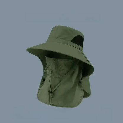 🌞 UPF 50+ Sun Hat with Neck Flap for Men & Women – Wide Brim UV Protection Hiking, Fishing & Safari Hat