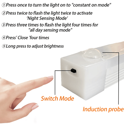 💡💡 Punch-free Smart Sensor Magnetic Rechargeable LED Lights