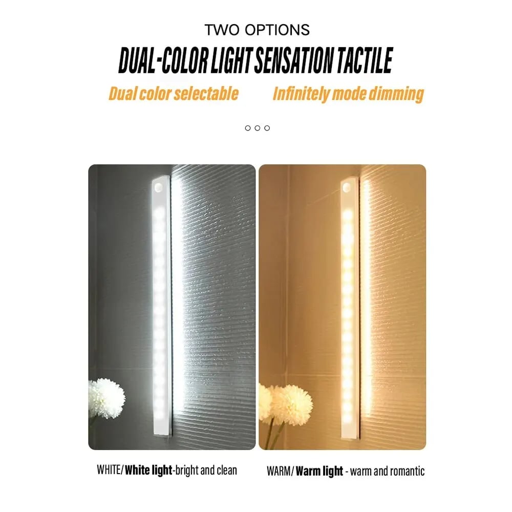 💡💡 Punch-free Smart Sensor Magnetic Rechargeable LED Lights