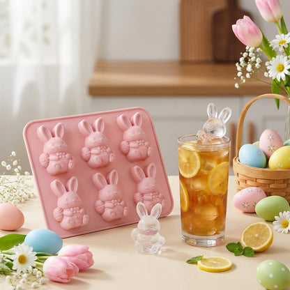 6-Cavity 3D Ice Cube & Dessert Mold
