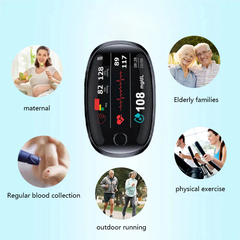 🔥 Final 2 Hours : Only Limited Stock Left 🏆 LUMIVO™ Non-Invasive Blood Glucose Meter 99.9% Accuracy　（Mayo Clinic Recommended）