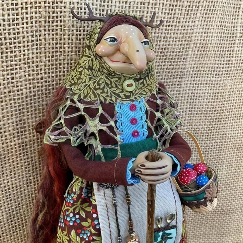 🔥2026 NEW ARRIVAL 💞🧙Handmade Lucky Kitchen Witch: Your Cozy Kitchen Guardian ✨