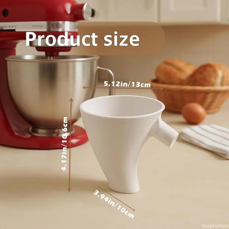 🎁LAST DAY 49% OFF - ✨Flour Funnel for Kitchen Aid Stand Mixer