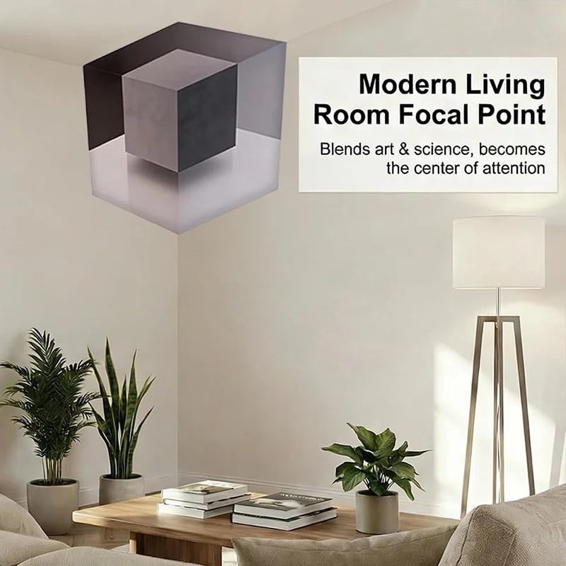 3D Corner Decor installed in room