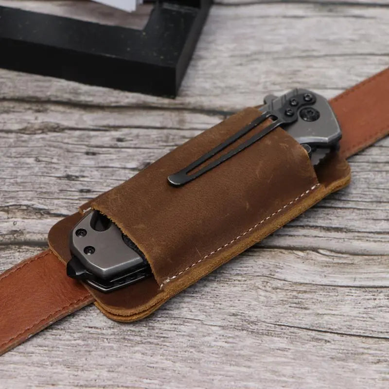 🔥The Ultimate Gift for Men🎁Leather Knife Sheath for Belt