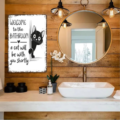 🐾 Vintage Black & White Cat & Dog Wall Art – Charming, Durable & Perfect Gift! 🖤🐕🐈