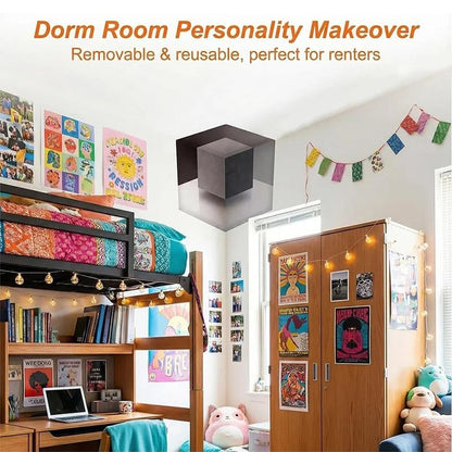 3D Optical Illusion Corner Wall Decor