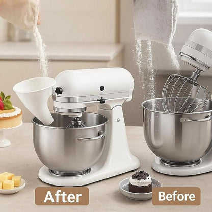 🎁LAST DAY 49% OFF - ✨Flour Funnel for Kitchen Aid Stand Mixer