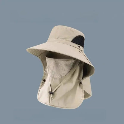 🌞 UPF 50+ Sun Hat with Neck Flap for Men & Women – Wide Brim UV Protection Hiking, Fishing & Safari Hat
