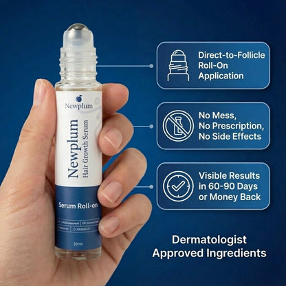 Newplum: Advanced Hair Growth Roll-On Serum
