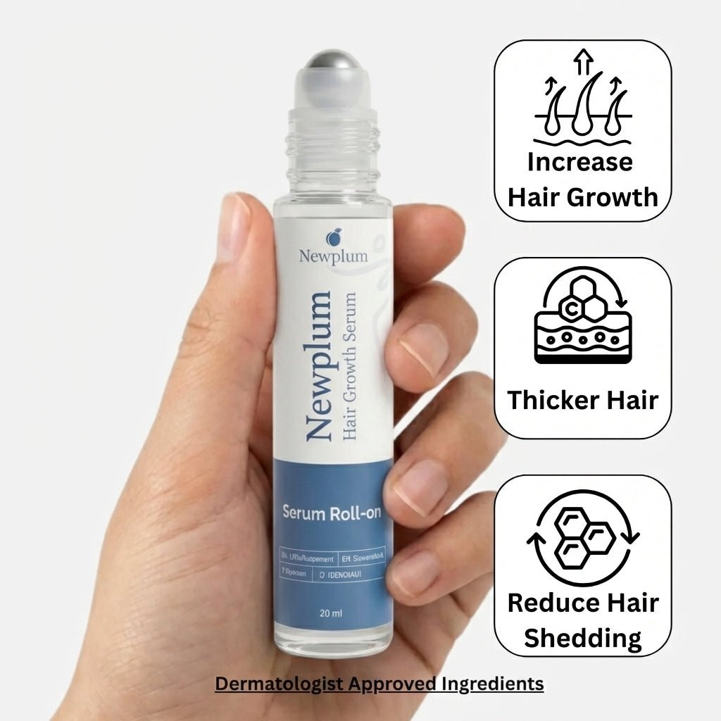 Newplum: Advanced Hair Growth Roll-On Serum