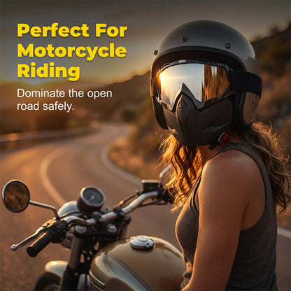Pryxo™ Detachable Full Face Goggle Mask V2